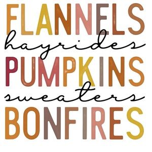 Autumn Themed Fall graphic tee